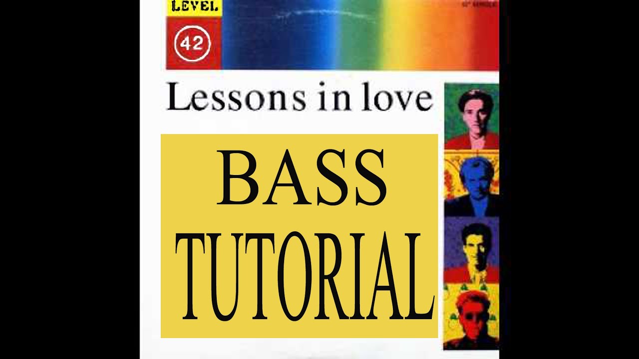 Lessons in Love - Bass Tutorial - Mark King - Slap bass lesson