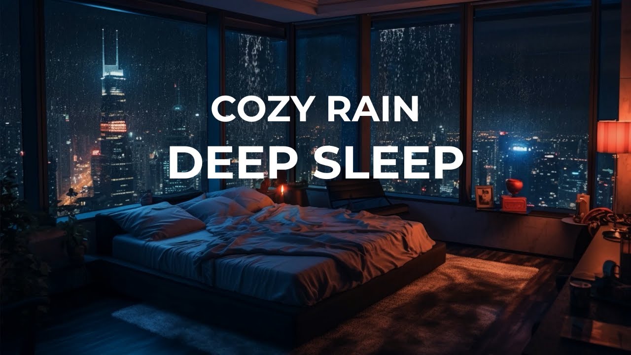 Midnight City Rain | 6 Hours Cozy Sleep Ambience 🌙
