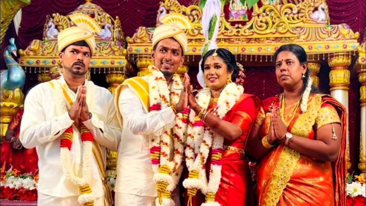 சந்தோஷமான திருமண நிகழ்வு  Part - 1😍🙏 | Thavakaran &hearts;️ Shankavi Wedding Function