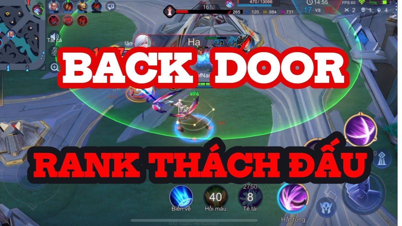 MSuong Trở Lại Rank  Cận Thách Đấu Kĩ Năng Backdoor Đỉnh Cao