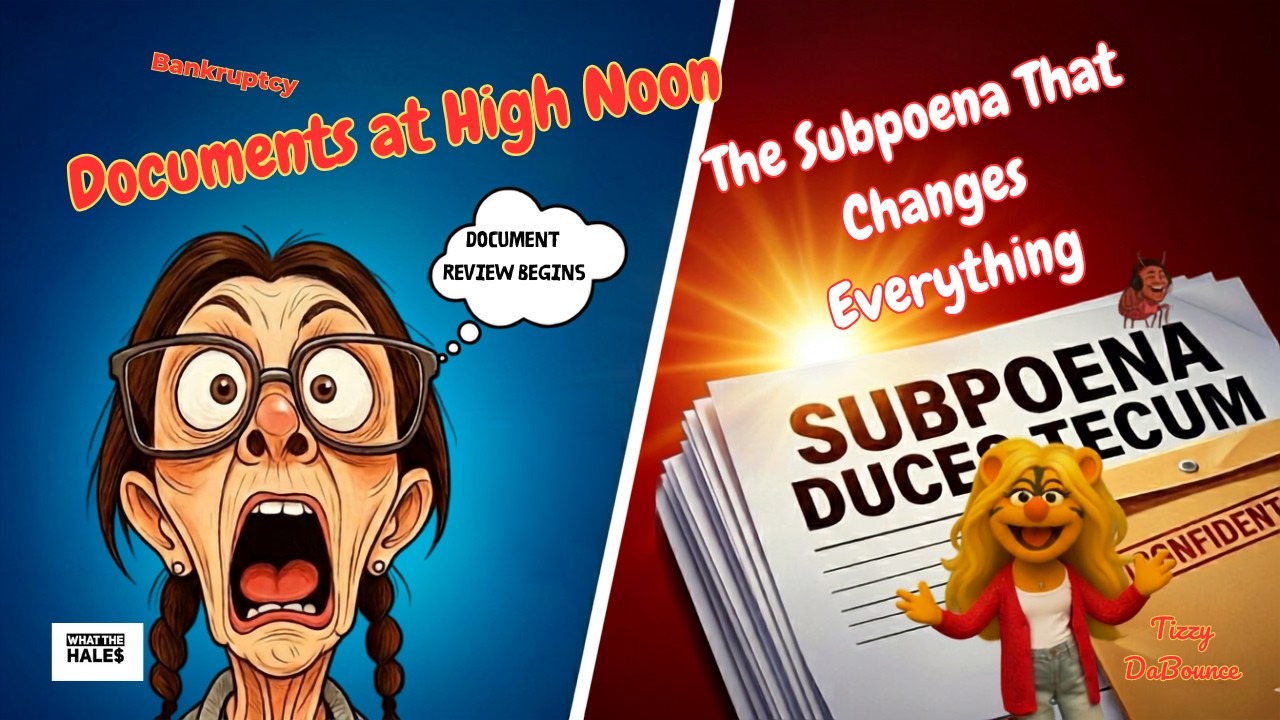 Documents at High Noon: The Subpoena That Changes Everything@WhatTheHales