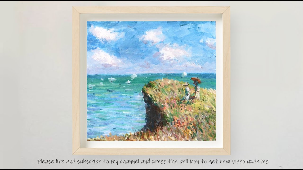 How to Paint Like Claude Monet | Impressionist Landscape | Acrylic