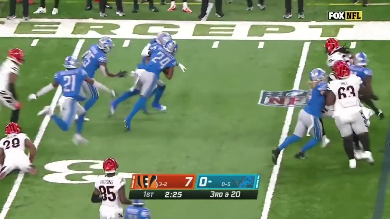 Every Joe Burrow Interception of the 2021-22 season.