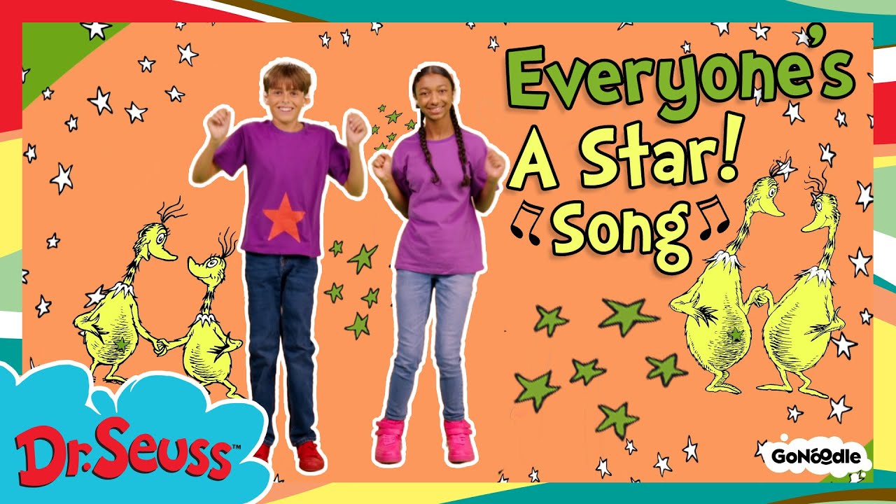 Everyone's a Star! | Singalong 🎶 | Go Noodle | Sing and Dance | Dr. Seuss