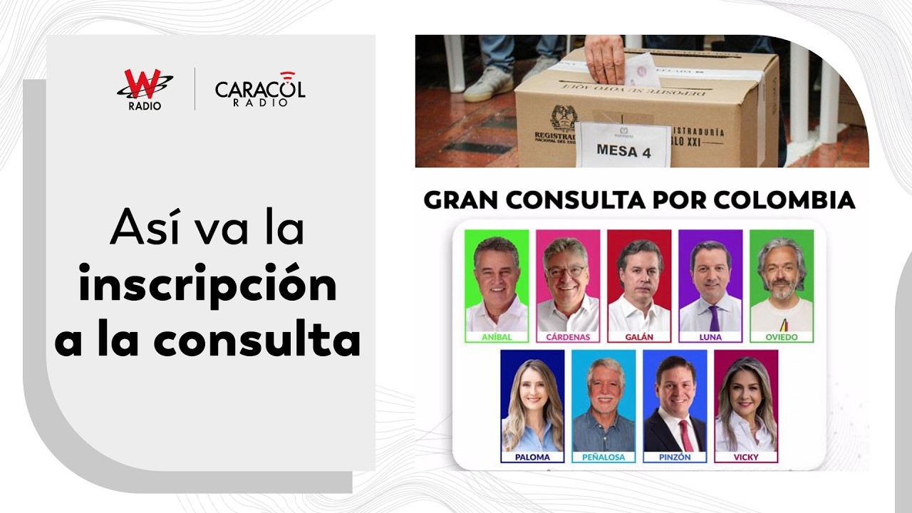 Así va la inscripción a la consulta por candidatos presidenciales | La Luciérnaga