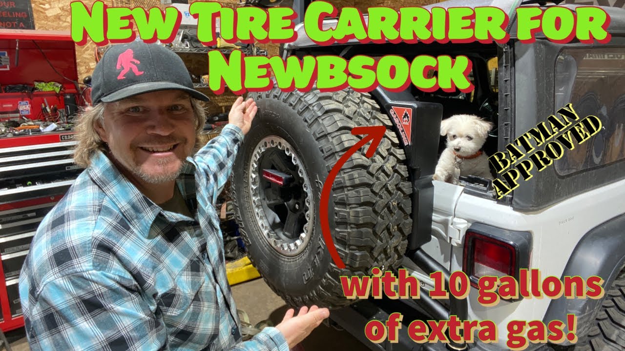 DIRT DAILY. Adding an AEV tire carrier to my Jeep