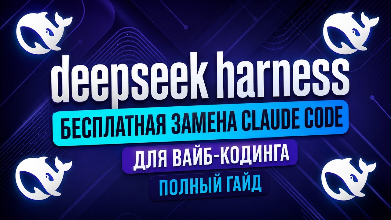 НОВЫЙ DeepSeek Harness &mdash; унизил Claude Code и Codex? | Практический гад по установке для новичка