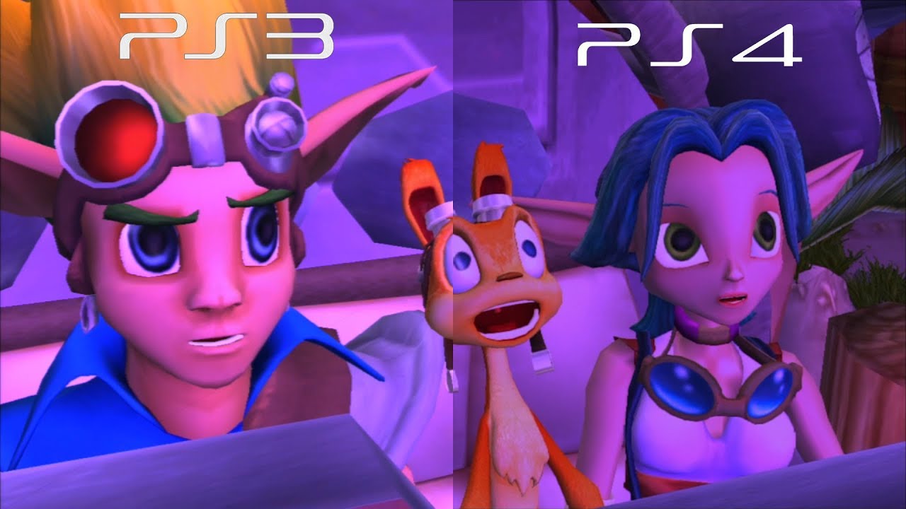 Jak II PS3 VS PS4 Comparison