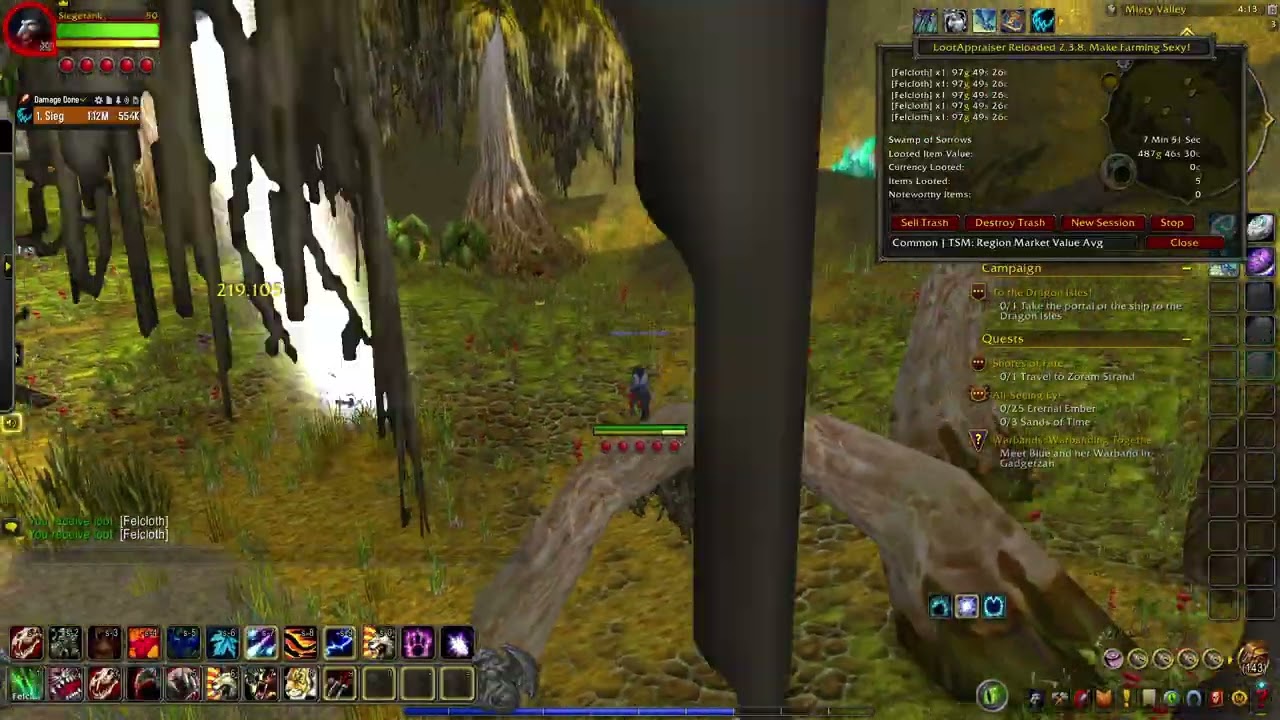 How to Felcloth Gold Farm with Druid Macro