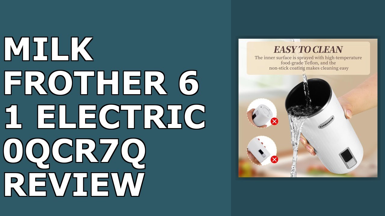 Milk Frother, 6-in-1 Electric Milk Frother and Steamer, 8.5oz/250ml Hot and Cold Foam Maker Review