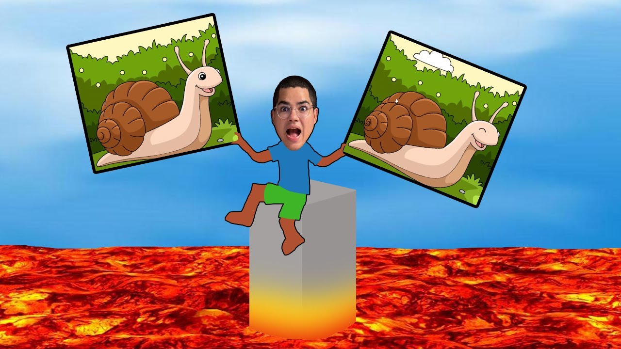 ENCONTRE OS ERROS NA IMAGEM OU CAIA NA LAVA! (ROBLOX - FIND OR DIE)