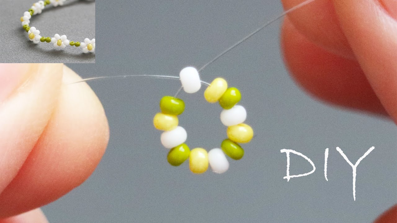 YOU WILL LOVE IT 😍😍😍 Very cute beaded item 🌼 DIY bracelet