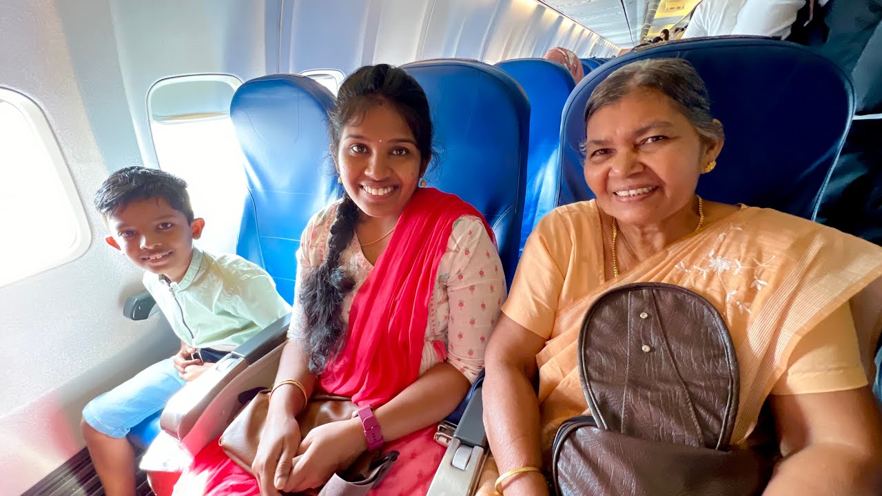 അമ്മയുടെ ആദ്യ വിമാനയാത്ര 😍 Our First international trip ✈️ Dubai
