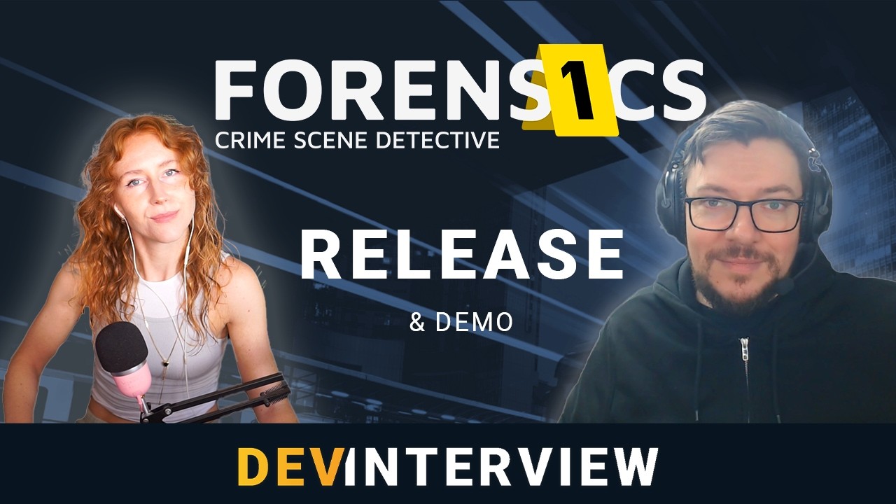 Forensics: Crime Scene Detective | Интервью с разработчиком [EN] | Релиз, разработка и демо