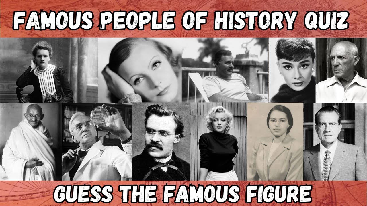 Famous Historical People and Figures Quiz