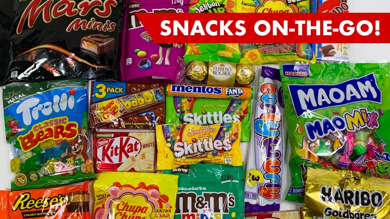 Perfect Travel Snacks: Unboxing Assorted Candies & Chocolates