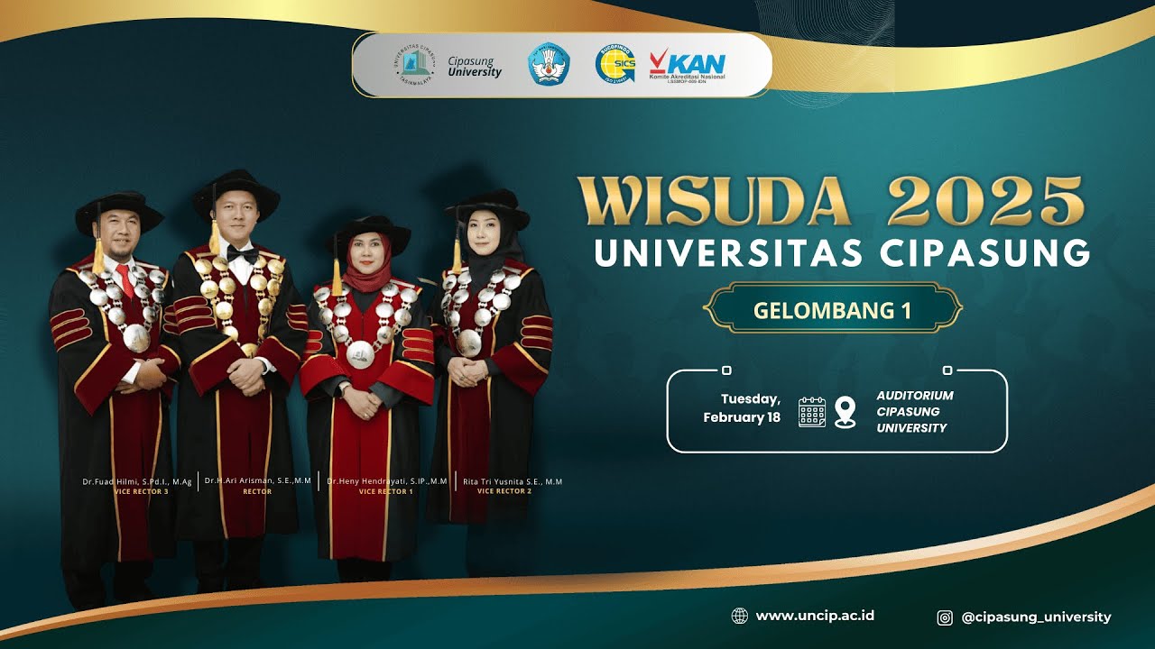 SIDANG SENAT TERBUKA  WISUDA UNCIP 2025