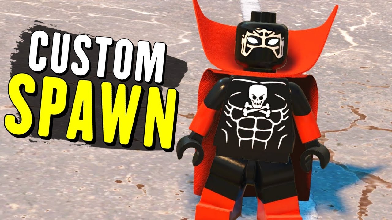 LEGO DC Super Villains - How To Make SPAWN Custom Character