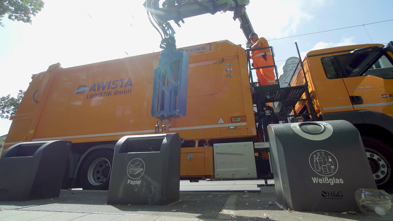 MAN TGS mit BRUNS FlexCollect und Atlas Kranaufbau