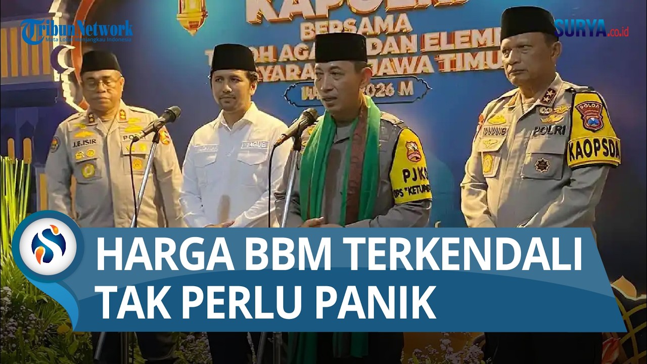Pesan Kapolri Jenderal Listyo Sigit Prabowo dari Surabaya: Harga BBM Terkendali, Tak Perlu Panik