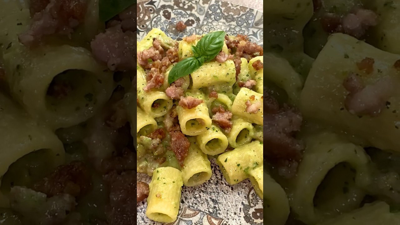 PASTA SALSICCIA E CREMA DI ZUCCHINE #shorts