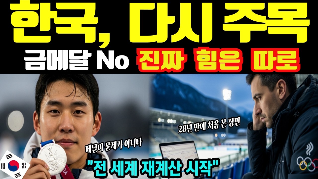 [해외감동사연]밀라노 올림픽 이후, 전 세계가 한국을 다시 계산하기 시작한 이유