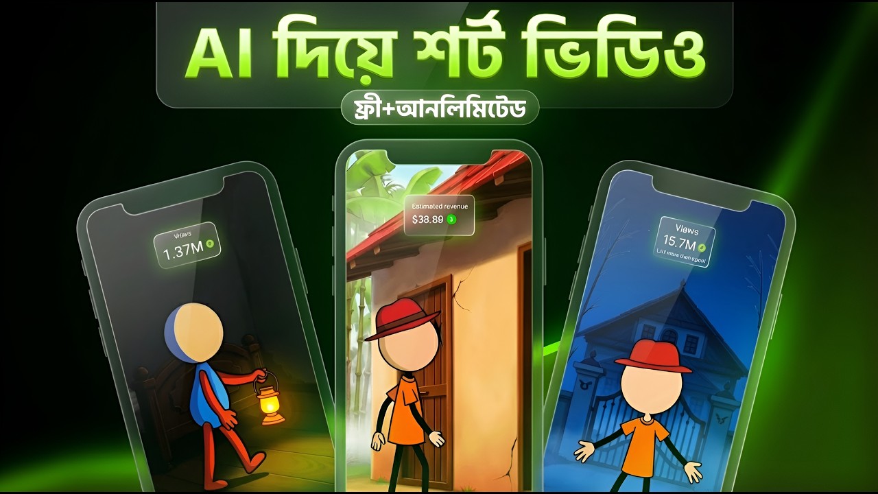 সব কাজ ai করবে 😱 AI দিয়ে 100% FREE তে আনলিমিটেড  ভিডিও তৈরি | ai video kivabe banabo