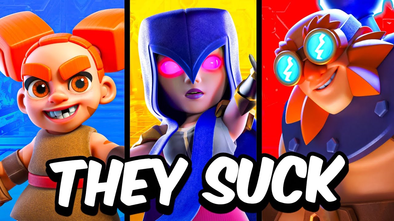 The WORST Card for Every Elixir in Clash Royale