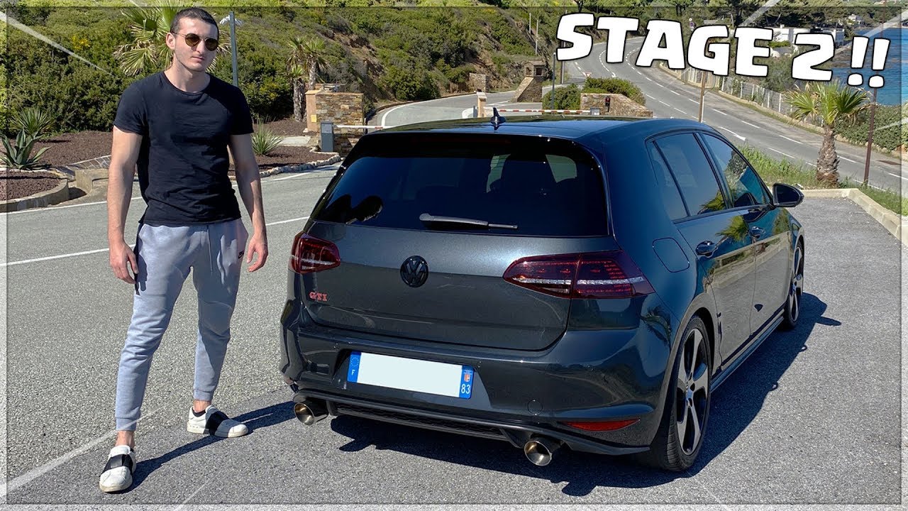 LA PLUS VIOLENTE DES GOLF 7 GTI!! 350 CHEVAUX - STAGE 2 (VRAIMENT TRÈS flippant...😱)