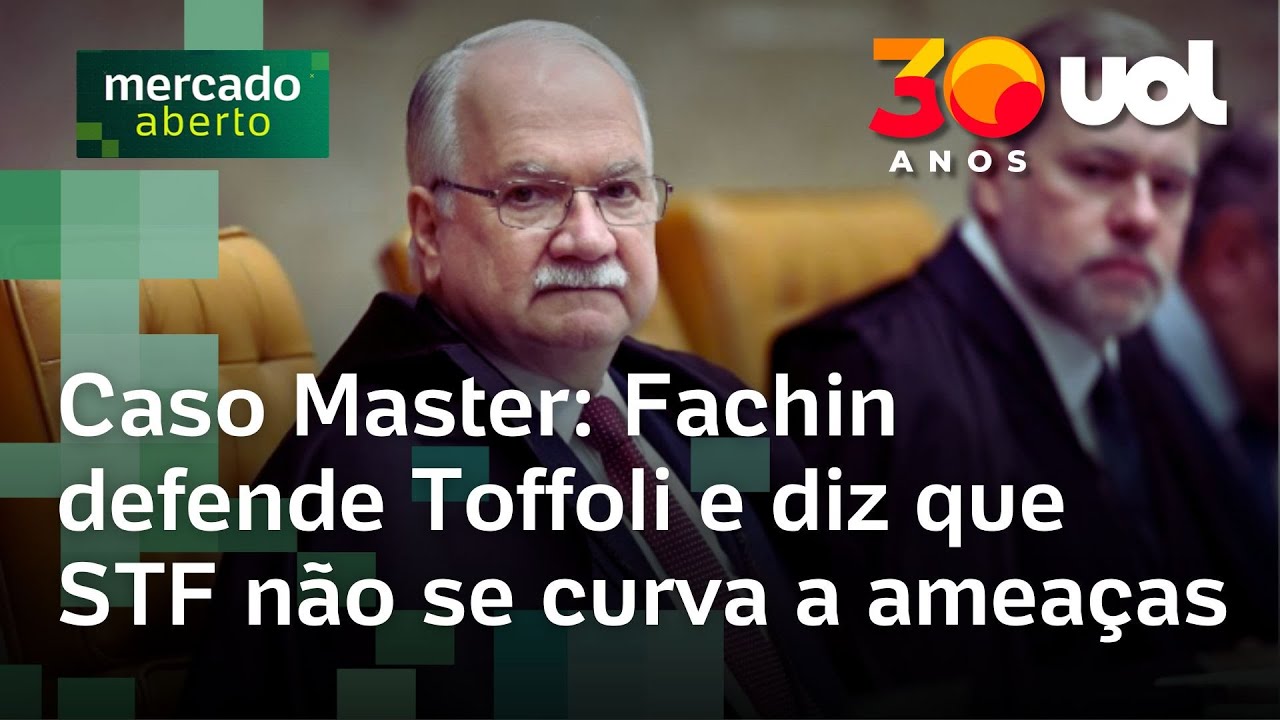Caso Master: PGR arquiva pedido de afastamento de Toffoli; Fachin defende ministro