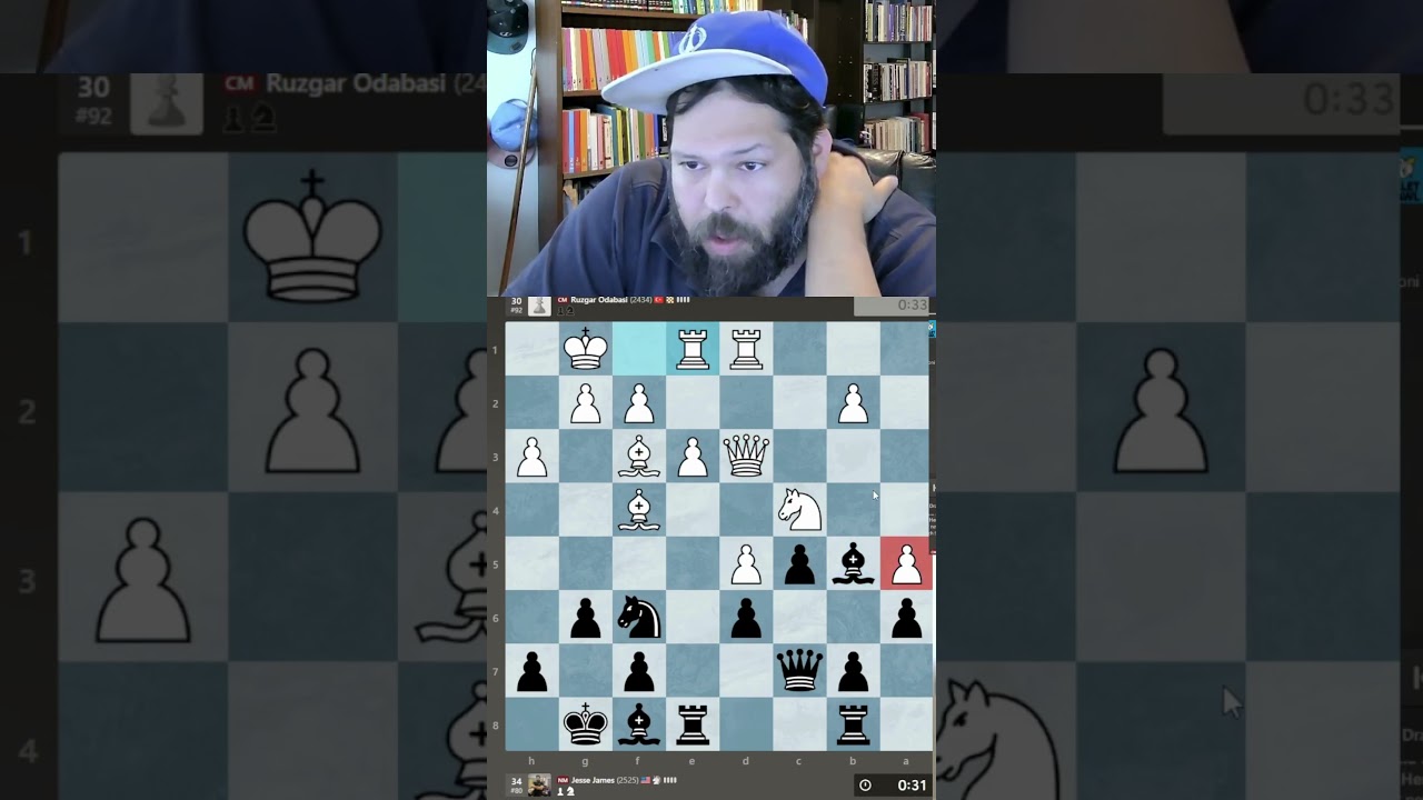 Wild Time Scramble Finish ⏰♟️ #chessmaster #bulletchess