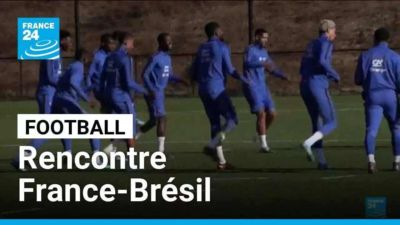 Football : l'&eacute;quipe de France affronte le Br&eacute;sil &agrave; Boston &bull; FRANCE 24