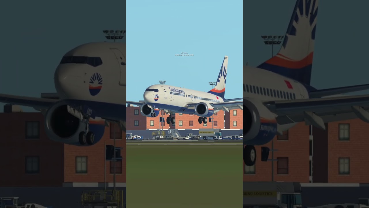 Butter landing in the SunExpress B737-8 MAX  