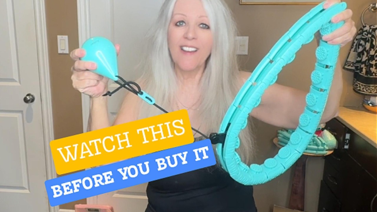 My Thought Weighted Infinity Hula Hoop 26 Links Fitness