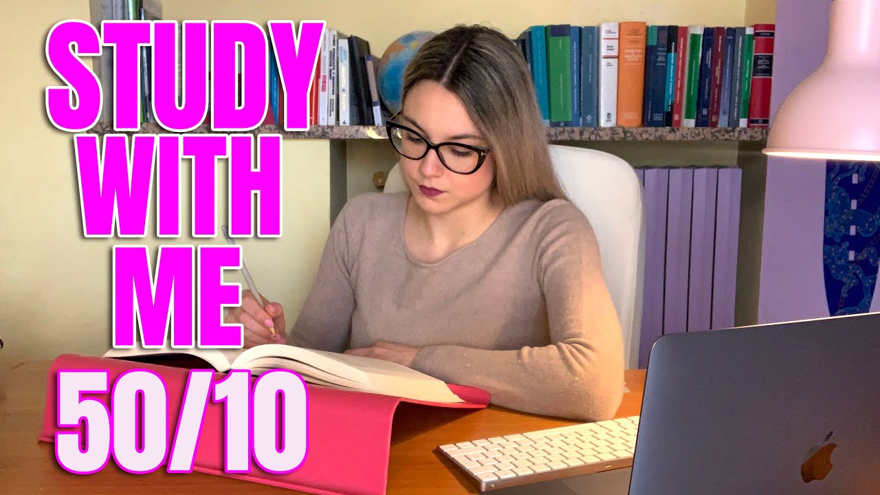 STUDY WITH ME in real time pomodoro 50/10 | 4 hours | Campfire sound, talk during breaks