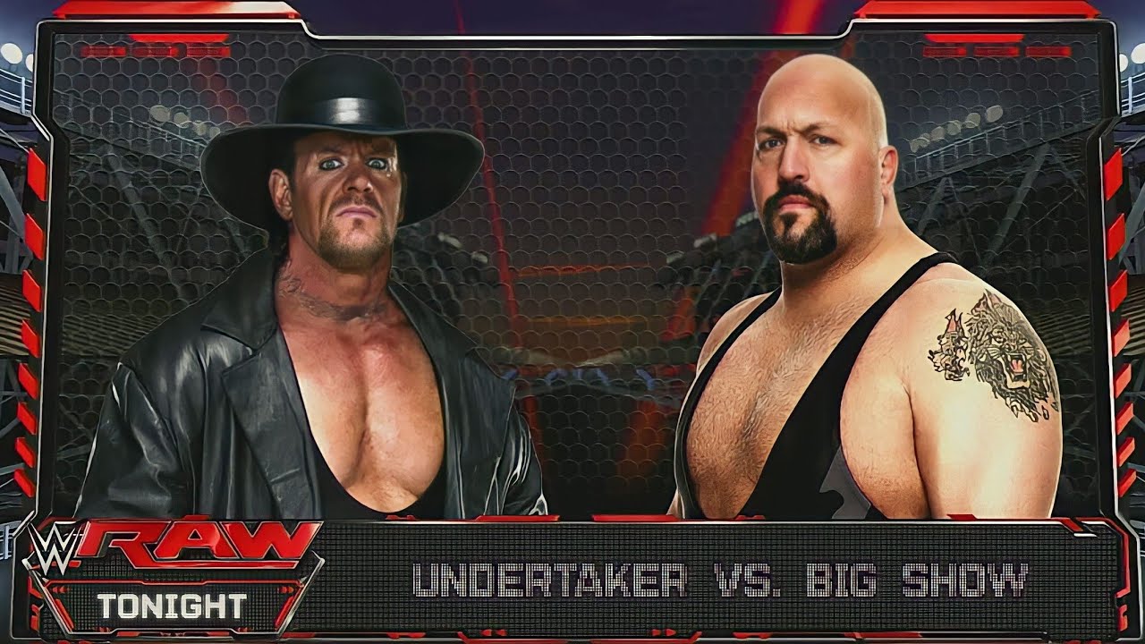 Wwe 2k16 PS3 - UNDERTAKER Vs BIG SHOW | Raw