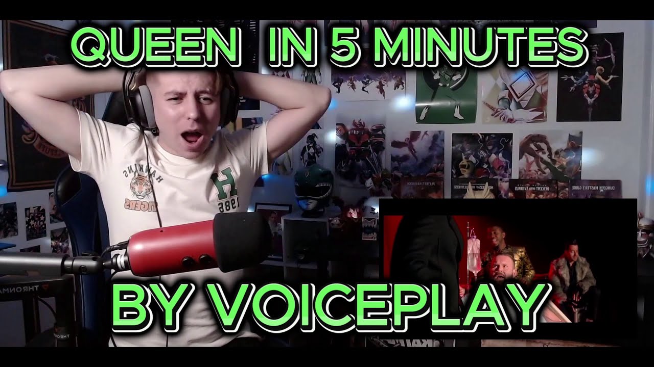 FREDDIE WOULD BE PROUD!!!! Blind reaction to VoicePlay - QUEEN IN 5 MIN