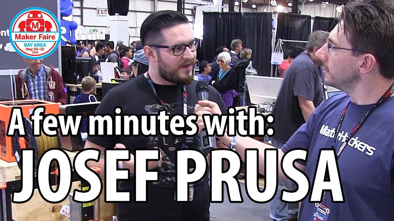 3D Printing: Josef Prusa at Maker Faire 2016