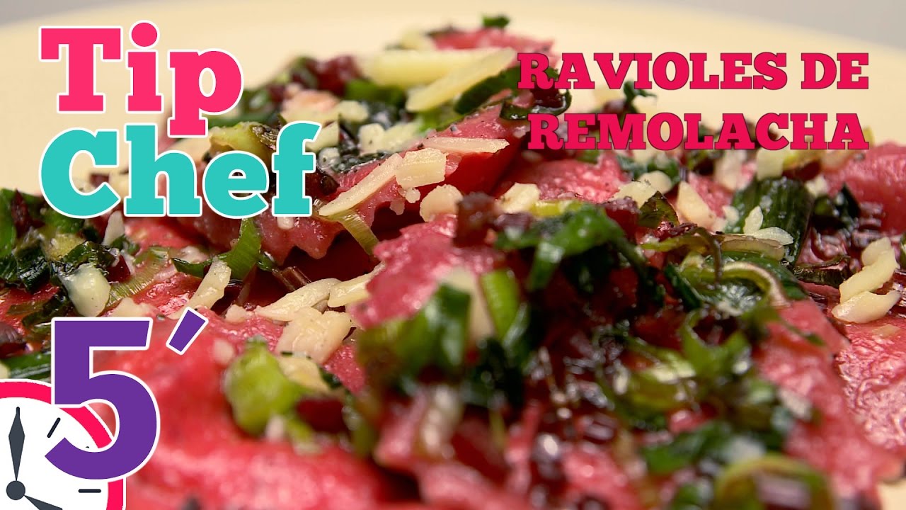 RAVIOLES DE REMOLACHA - Sebastian Raggiante - TipChef