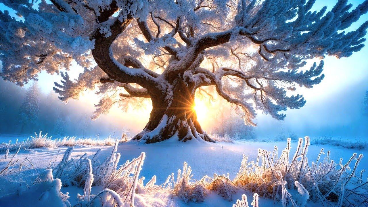 Beautiful Instrumental Music for Relaxation❄️Winter Landscapes