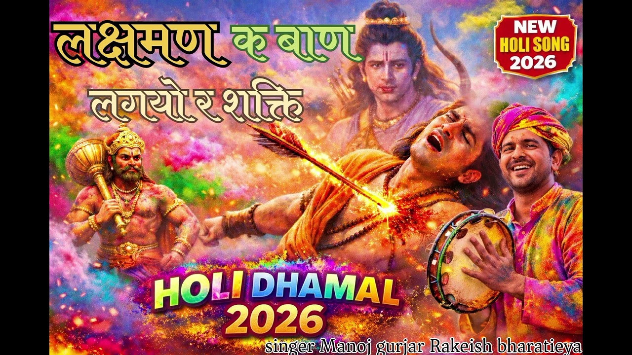 न्यू धमाल - लक्षमण क बाण लग्यो र शक्ति#singer-manoj gurjar Rakeish bharatieya #newshekhawatidhamal