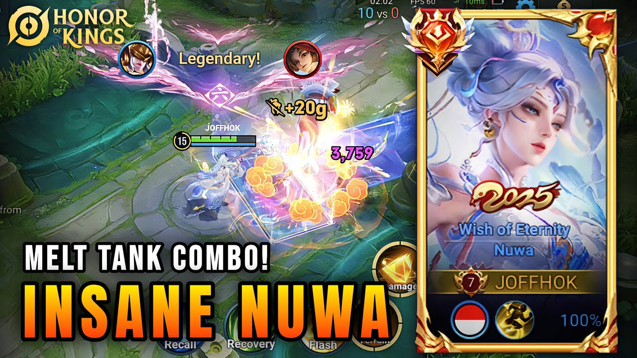 NUWA TAKES OVER! Unstoppable Midlane Killing Machine | Honor of Kings