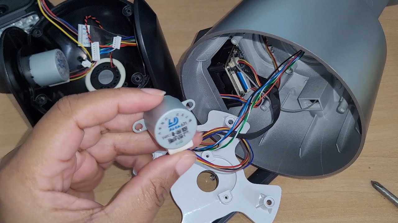 câmera icsee não gira como trocar o motor