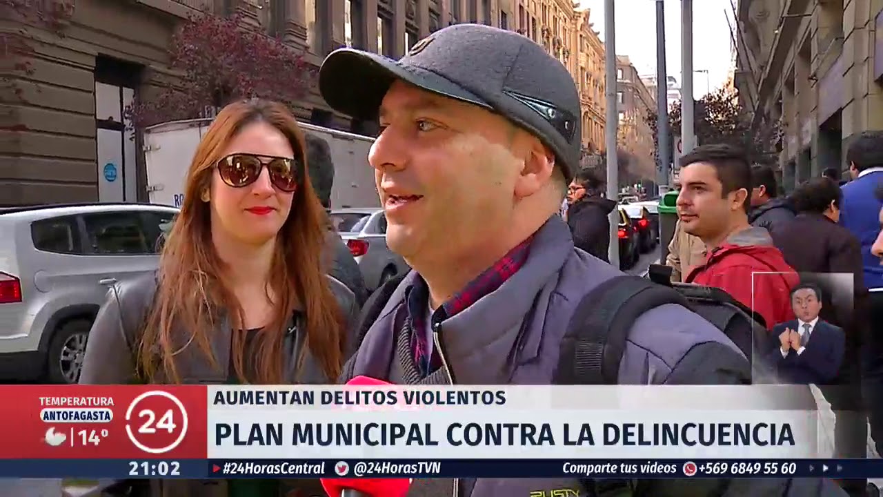 Aumentan los delitos violentos en el centro de Santiago: Lanzazos suben en un 24%