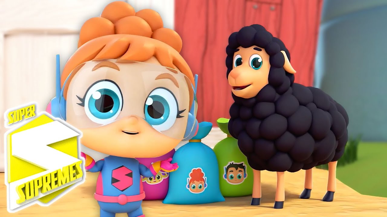 Baa Baa Oveja Negra, Baa Baa Oveja Negra Divertidas Rimas infantiles para Ni&ntilde;os