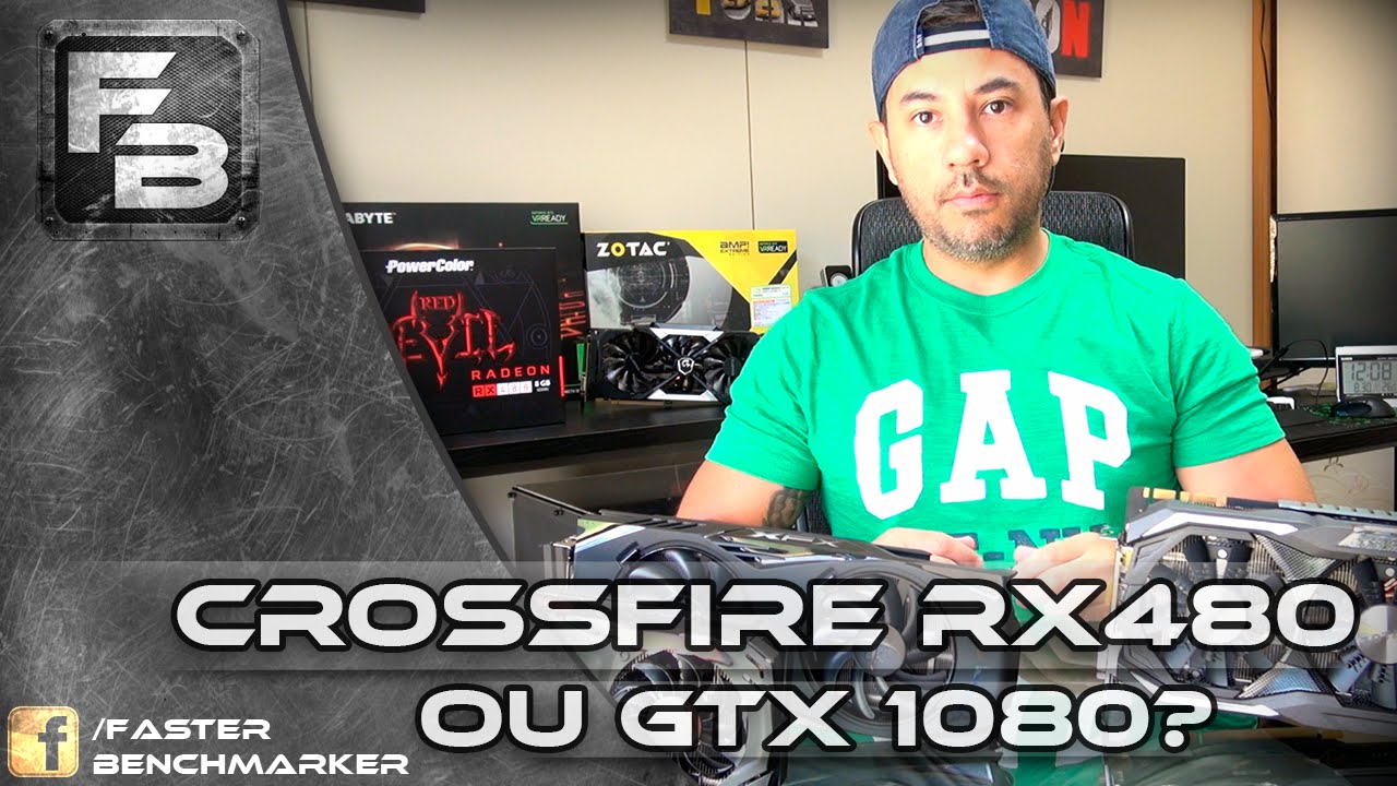 CROSSFIRE RX 480 vs SINGLE GTX 1080