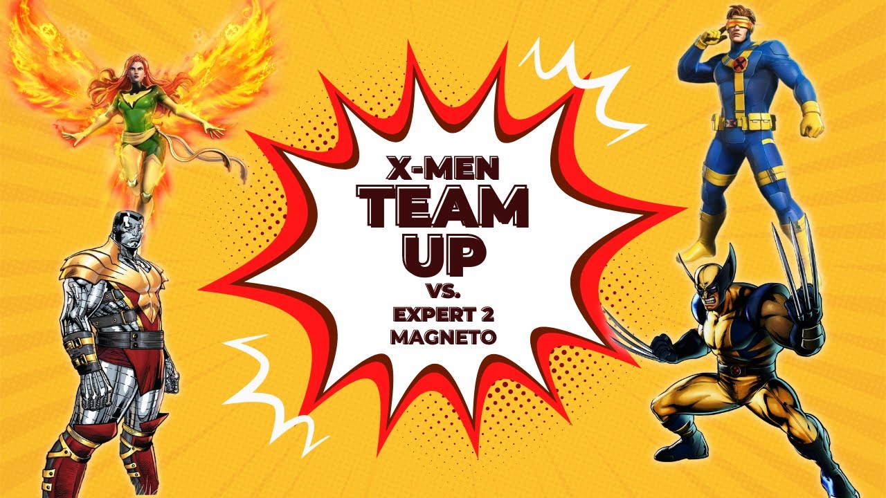 Marvel Champions Team Up vs. Expert 2 Magneto