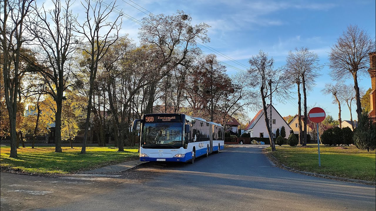 Kombus Kórnik Linia 560 kierunek Zaniemyśl/Kościół(trasa zmieniona).Mercedes O530G Citaro ll.