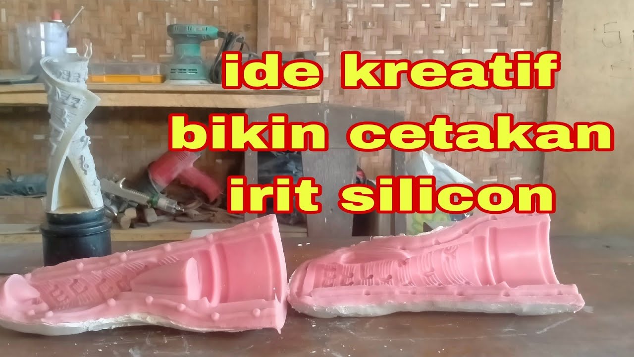 Cara membuat cetakan trophy dari silikon supaya irit bahan