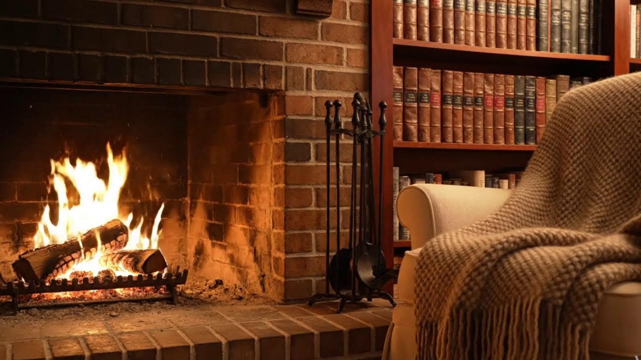 Warm Bedroom Fireplace 🔥 Deep Sleep Fire Sounds (Live) / 暖かい寝室暖炉 🔥 深い眠りライブ